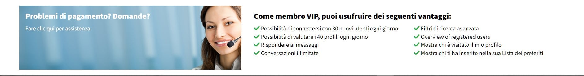 vantaggi vip